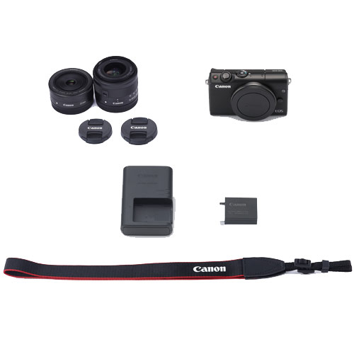 キヤノン EOS M100 ダブルレンズキット ブラック | ミラーレス一眼