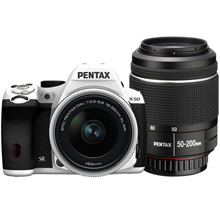 ペンタックス K-50 ダブルズームキット ホワイト | デジタル一眼レフ