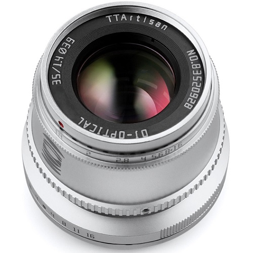 銘匠光学 TTArtisan 35mm f/1.4 C キヤノンEF-M用 シルバー | 交換レンズ