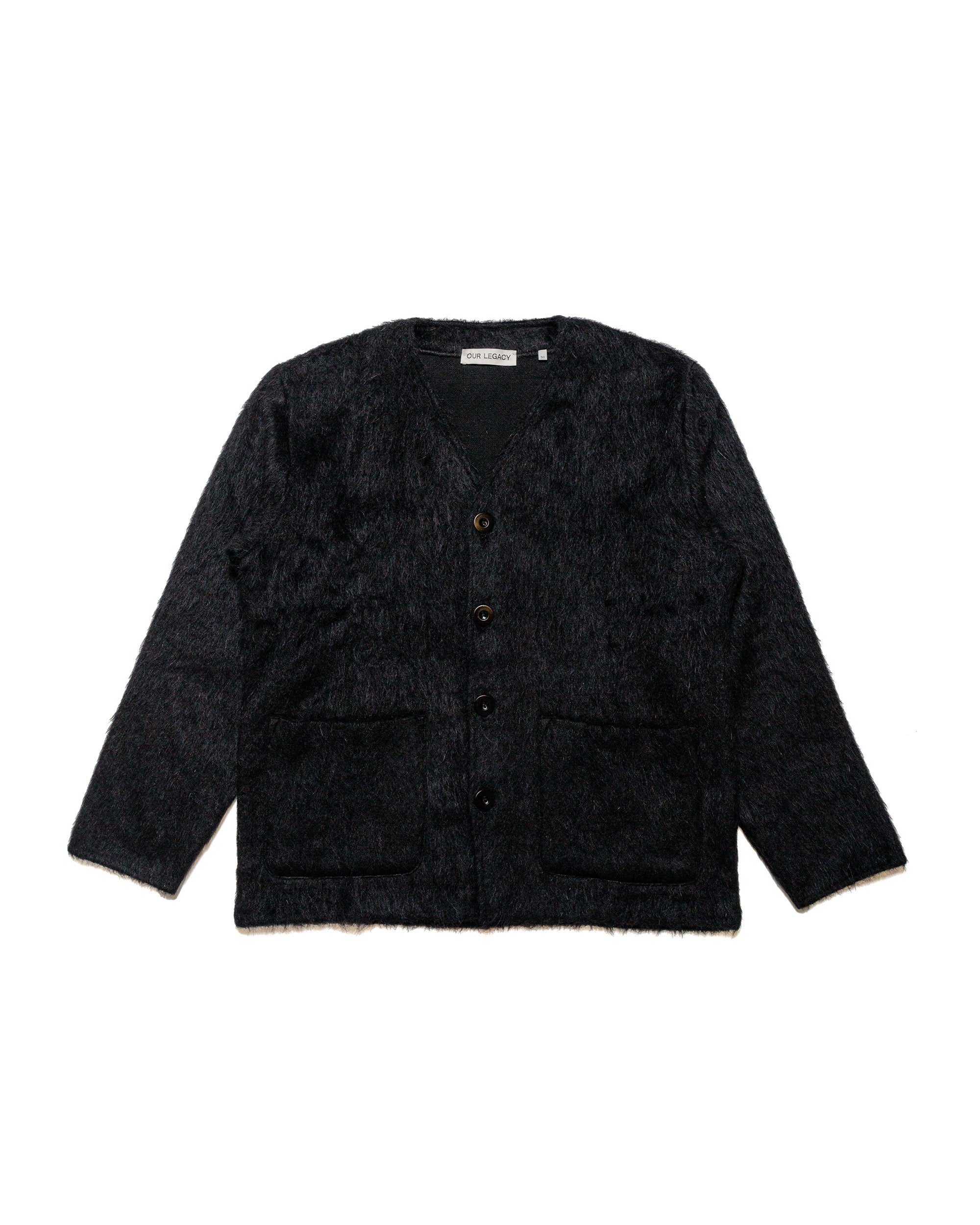 Our Legacy Cardigan Black Mohair – lost & found