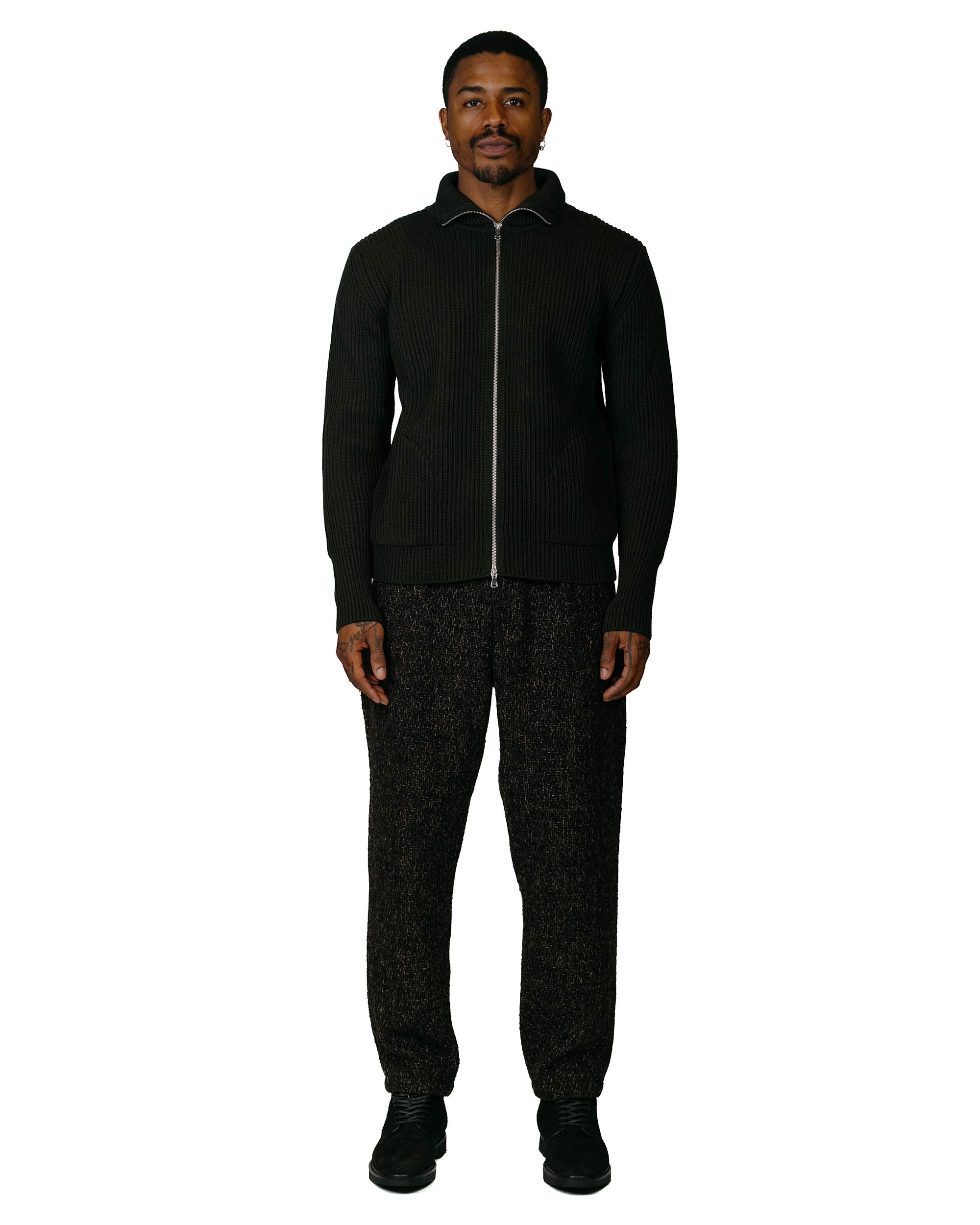 Andersen-Andersen ネイビー フルジップ ポケット付き ハンティング