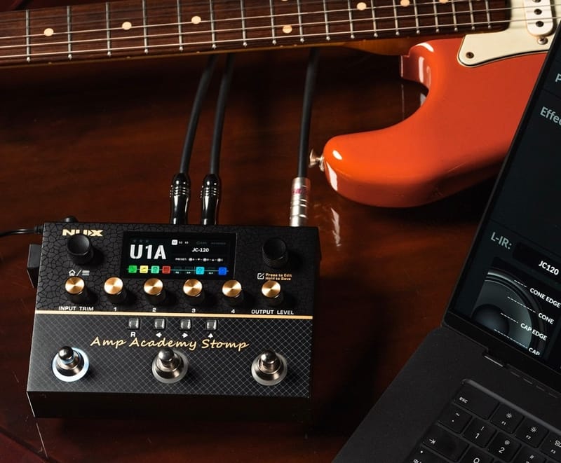 Nux Amp Academy Stomp AAS guitar pedal ,amplifier mode