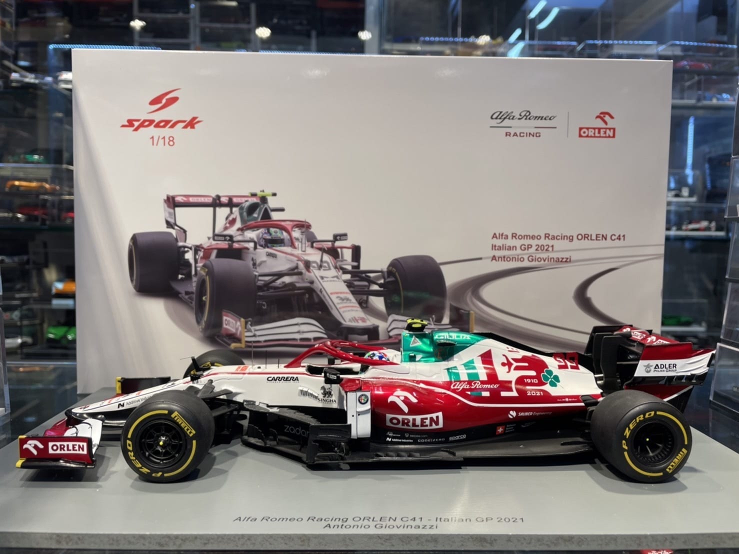 Spark 18S603 Alfa Romeo Racing ORLEN C41 #99 1/18