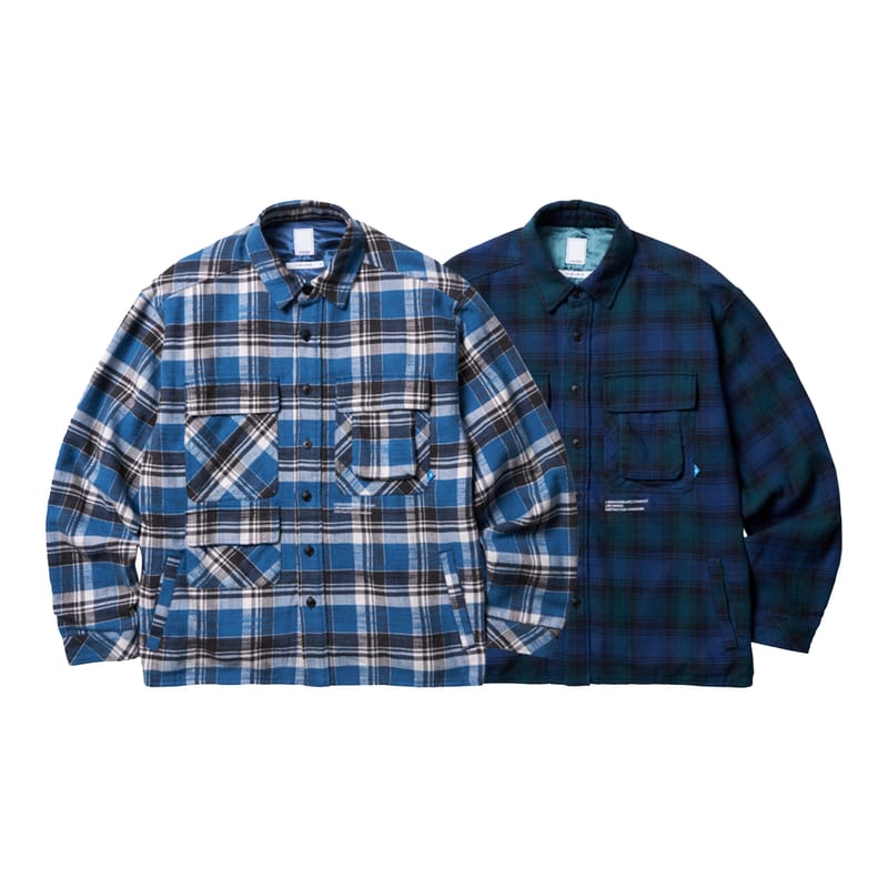 LIBERAIDERS 24F/W MULTI POCKETS PLAID SHIRT