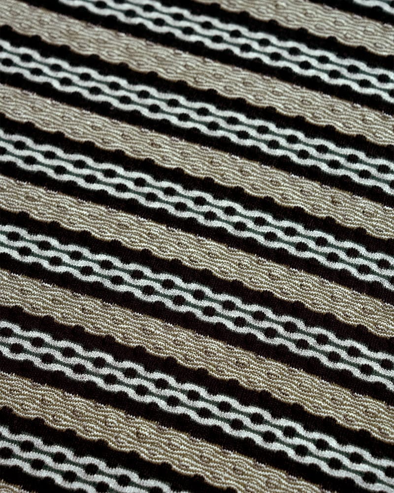 COOTIE PRODUCTIONS 25S/S Jacquard Border S/S Tee