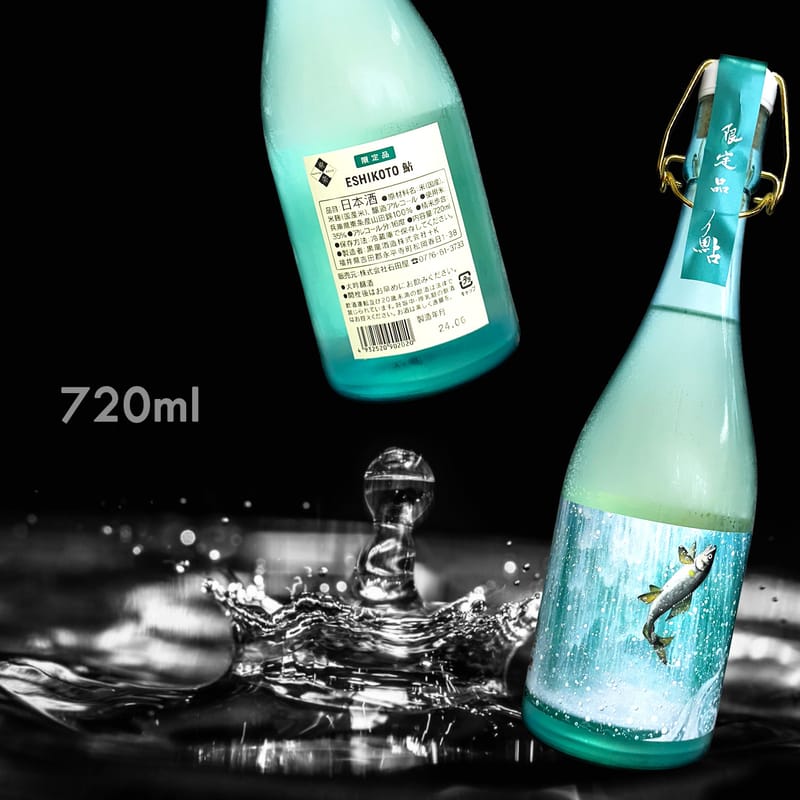 黑龍ESHIKOTO 鮎大吟釀720ML |AMALL清酒店|SAKE|酒器|日本酒|酒杯