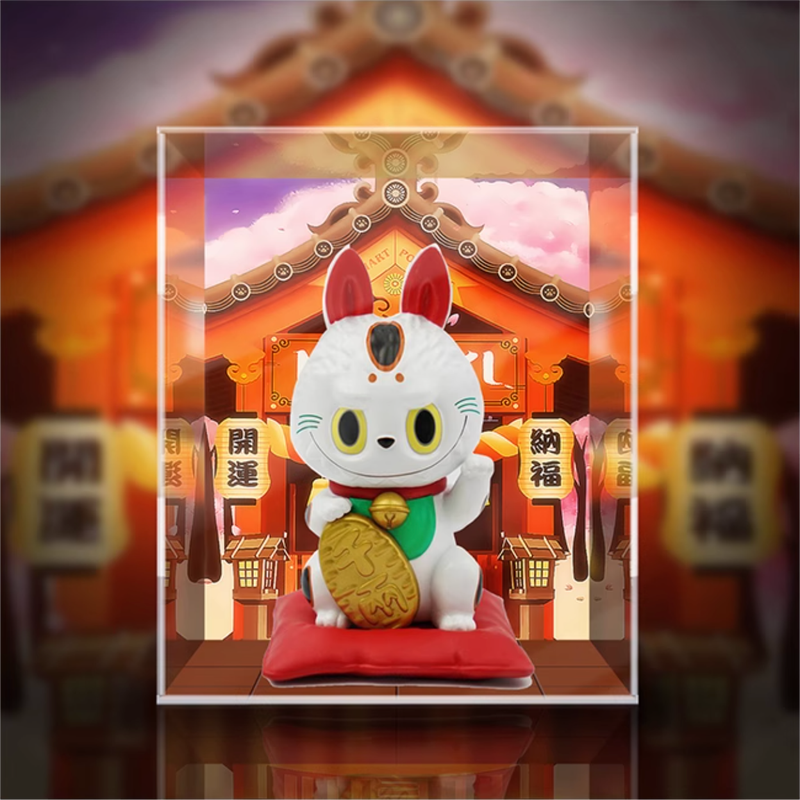 AOWOBOX] THE MONSTERS Labubu 日本限定招財貓展示盒