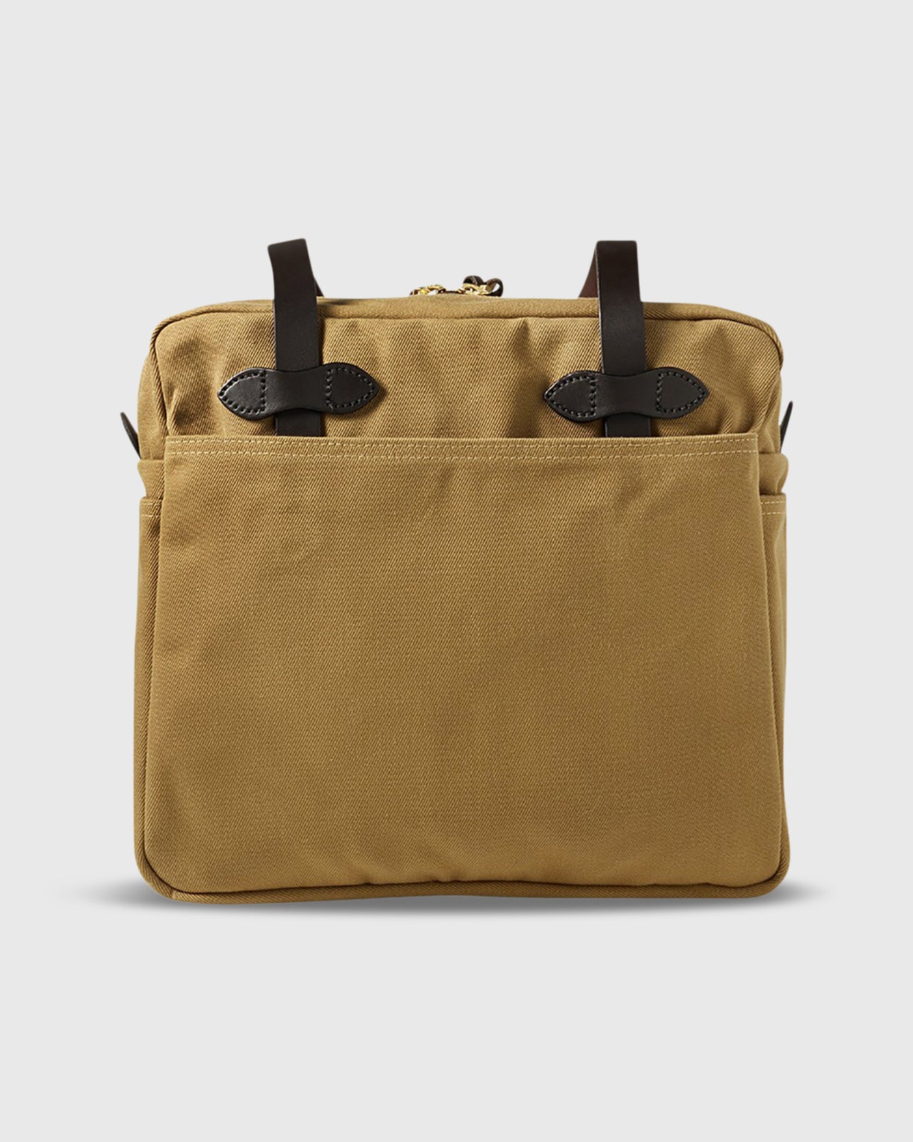 Zip-Top Tote Bag in Tan | Shop Mashburn