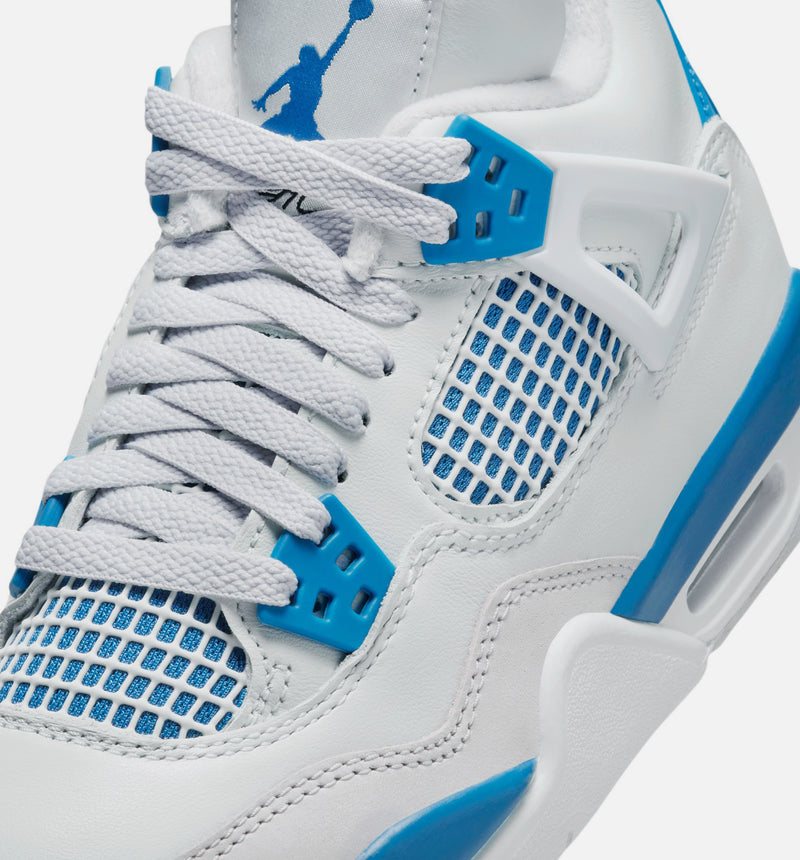 Jordan HF4281-141 Air Jordan 4 Retro Industrial Blue Grade School