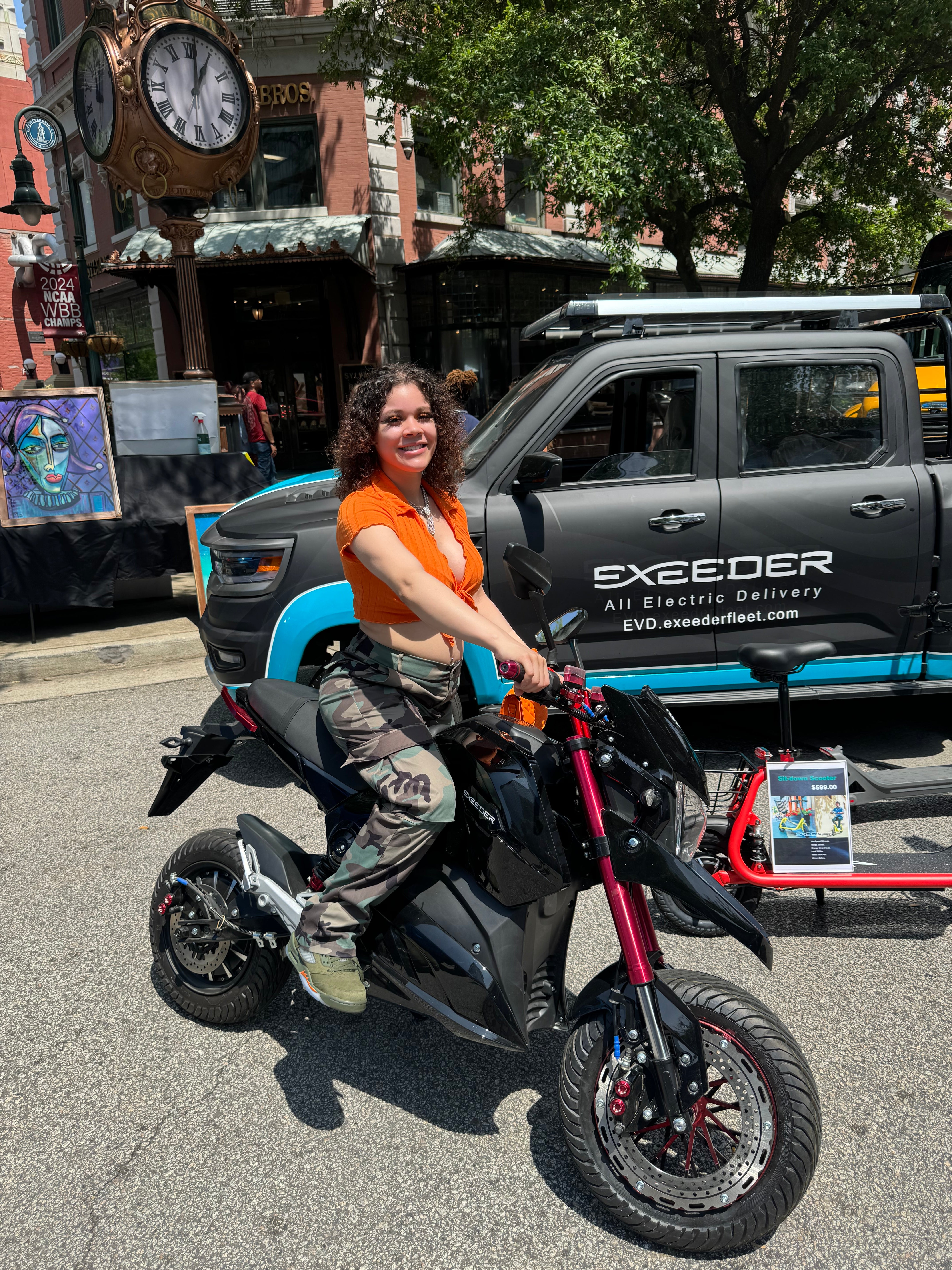 Carbon Crusher G1- Zipline Electric Scooter – Exeeder Columbia Dealer