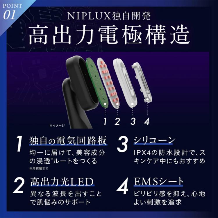 NIPLUX REFINE EYE(ニップラックス リファインアイ)／目元美顔器／EMS