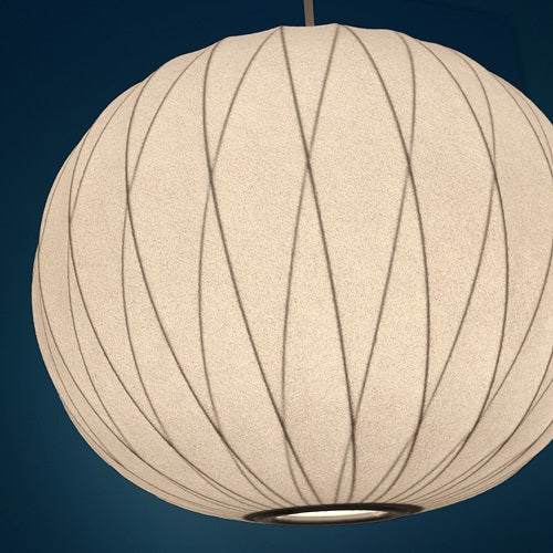 NELSON BUBBLE LAMP Ball CrissCross Lamp ホワイト Φ480mm - YAMAGIWA