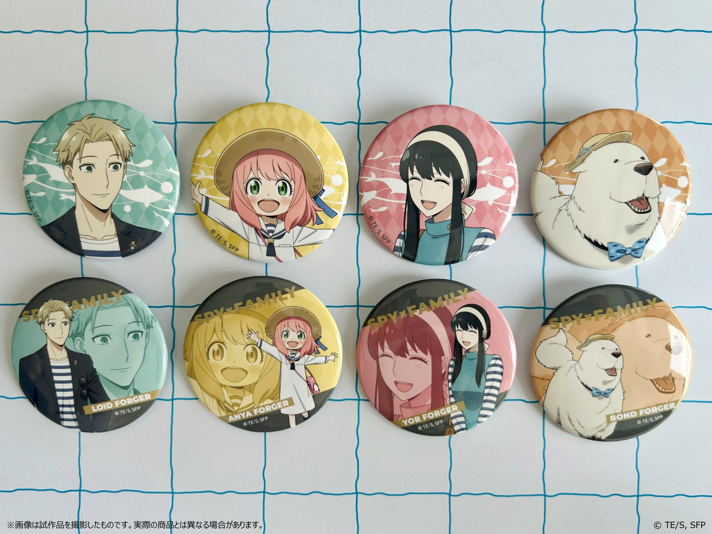 描き下ろし缶バッジ（コンプリートセット） | TVアニメ『SPY×FAMILY