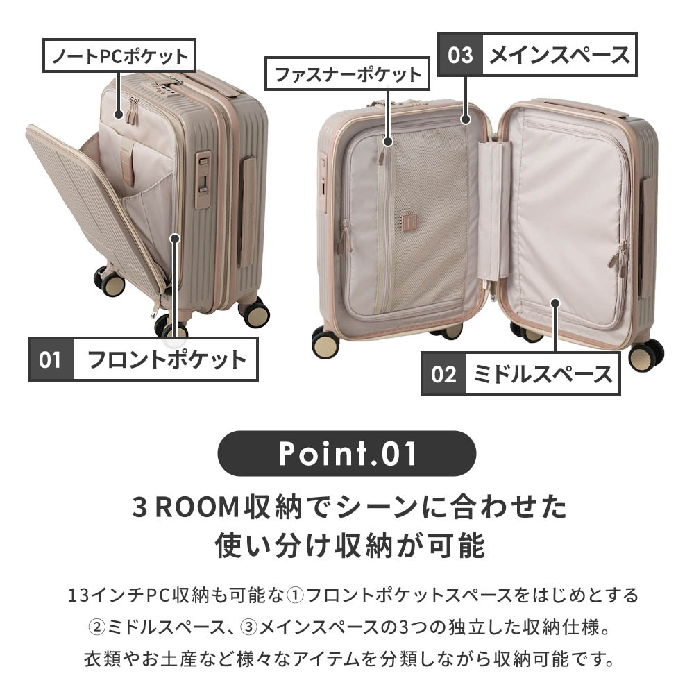 innovator（イノベーター） 正規品 スーツケース 機内持ち込み Sサイズ