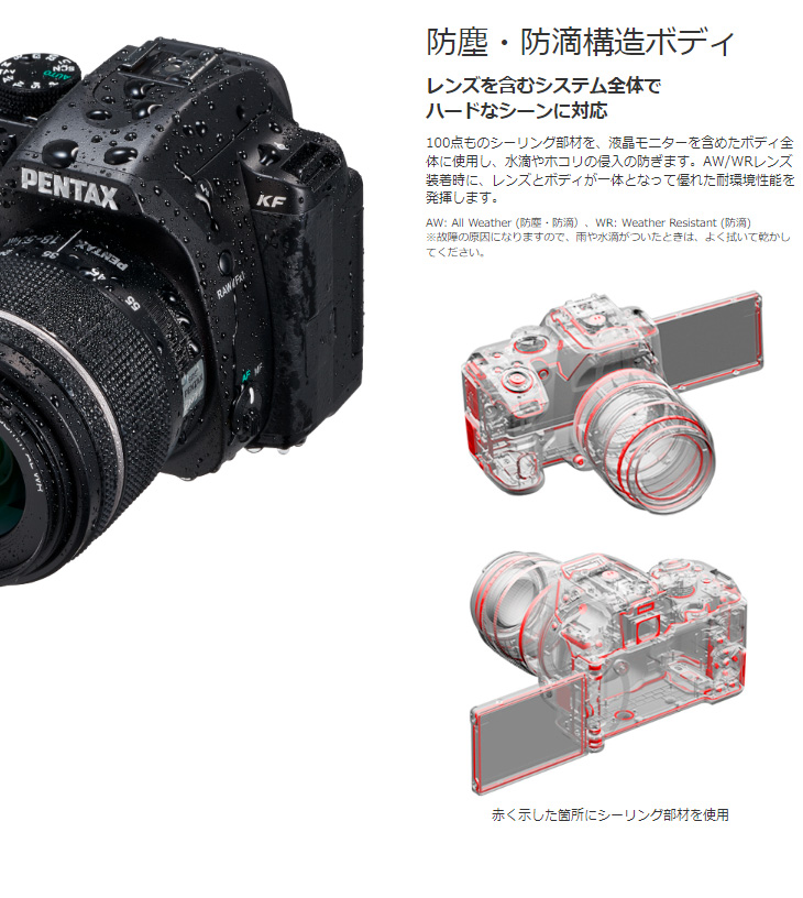 ペンタックス PENTAX KF ボディキット ブラック デジタル一眼レフ