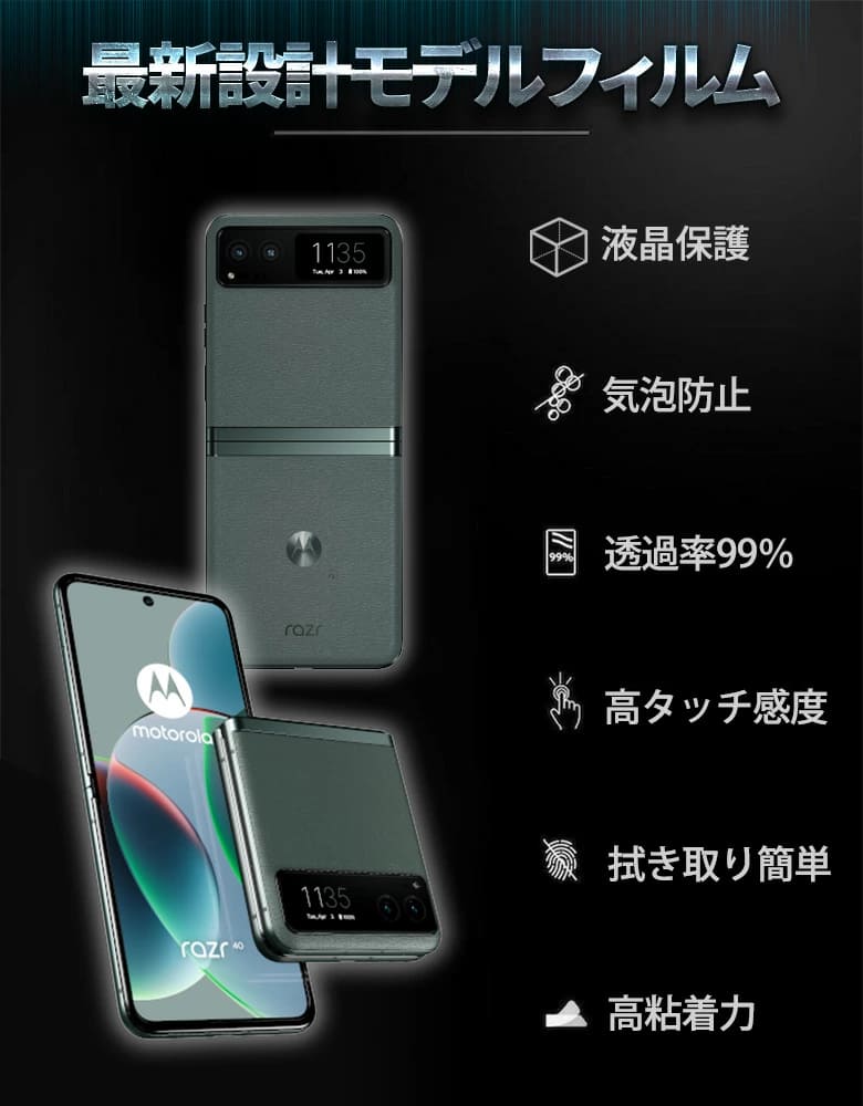 FIRME（フィルミ） Motorola razr 40s フィルム モトローラ レーザー