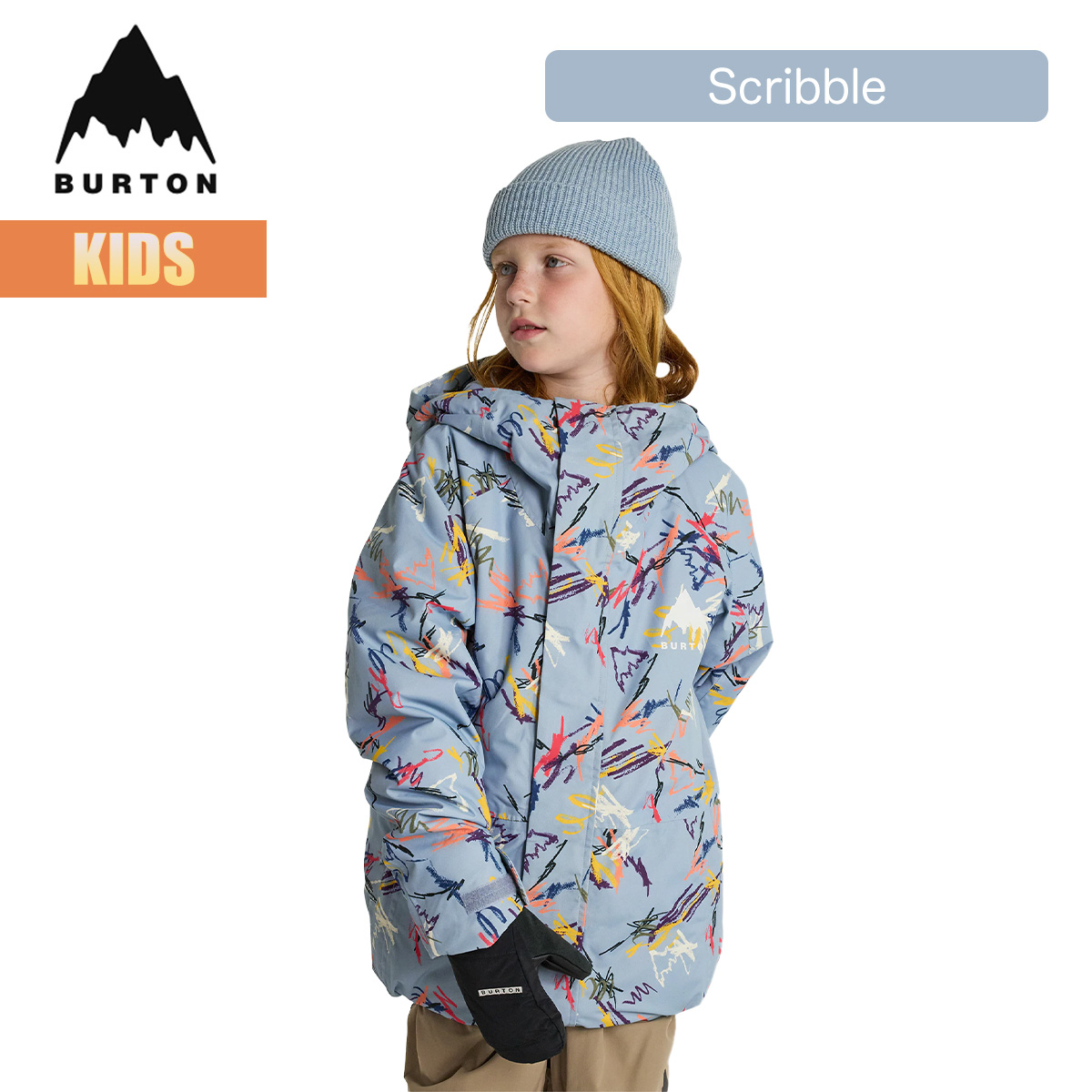 BURTON キッズ スノーボードウェア 上下セット S バートン キッズ