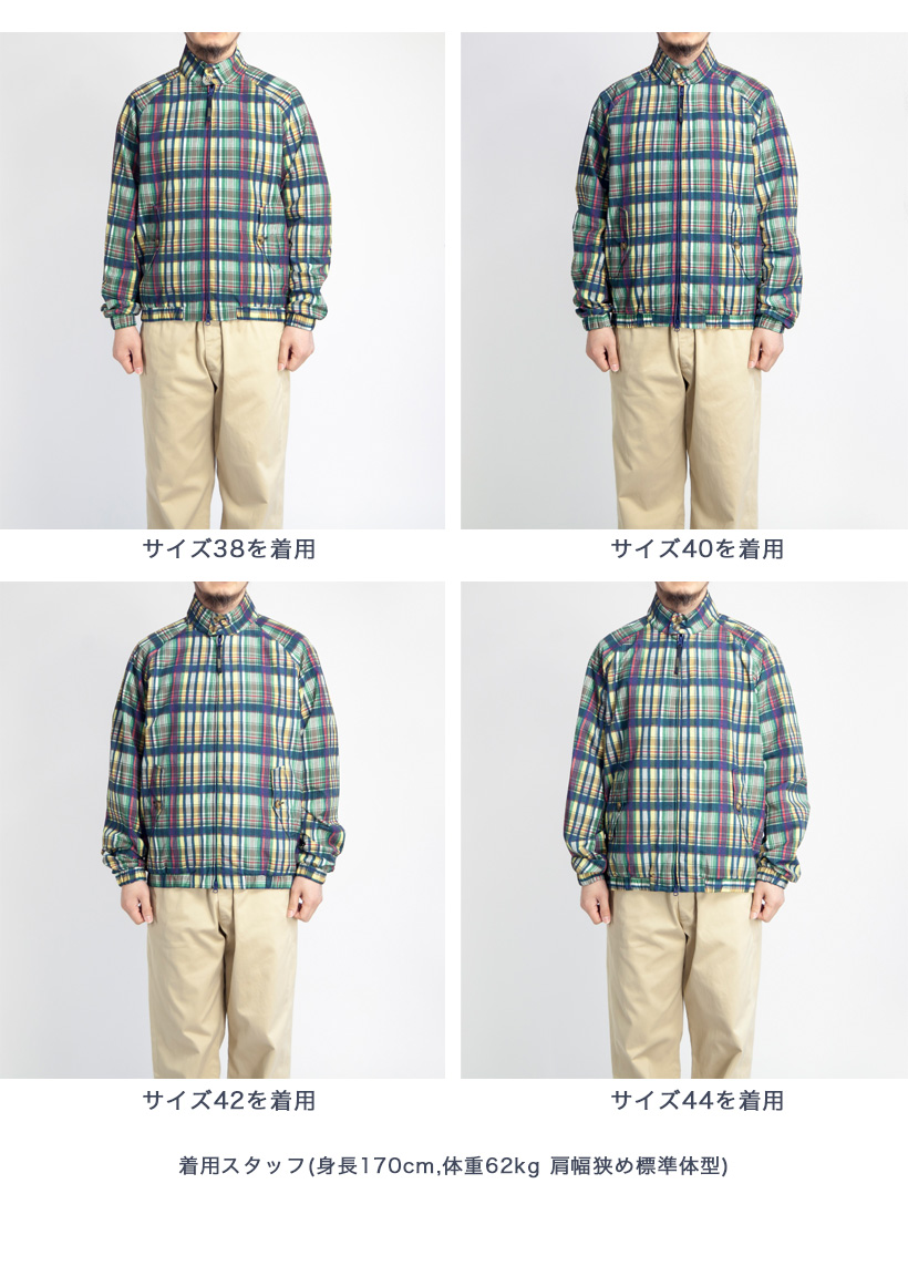 BARACUTA（バラクータ） 【セール価格】 BARACUTA G9 マドラスチェック