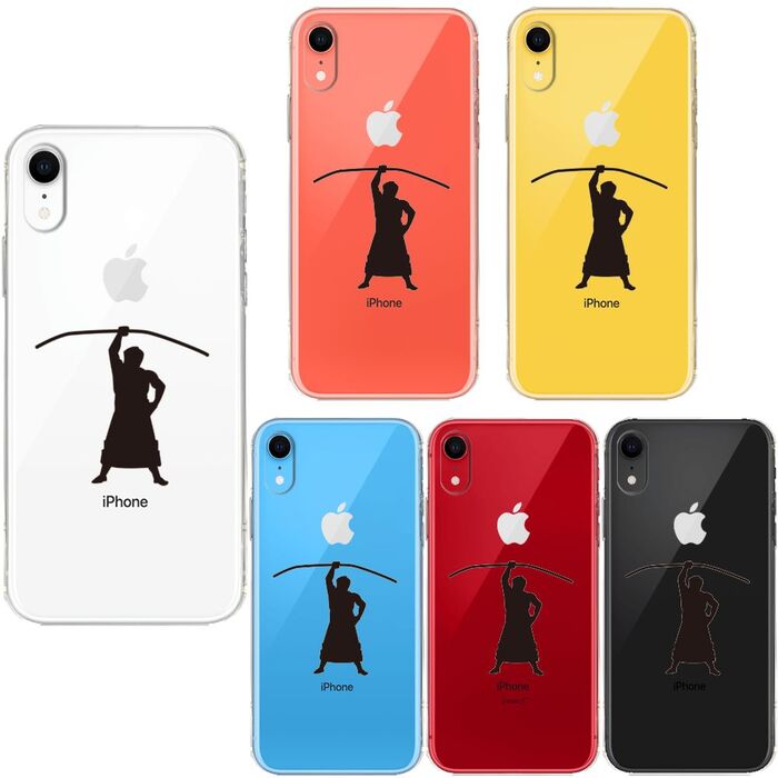 iPhoneXR ケース クリア ソフト おすもうさん 相撲 弓取り