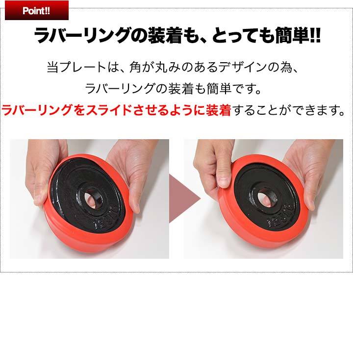 FIELDOOR（フィールドア） 1年保証 バーベル 用 プレート 20kg 1枚