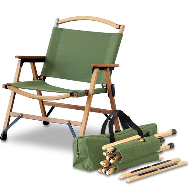 FIELDOOR（フィールドア） アウトドアチェア 2脚セット アームチェア