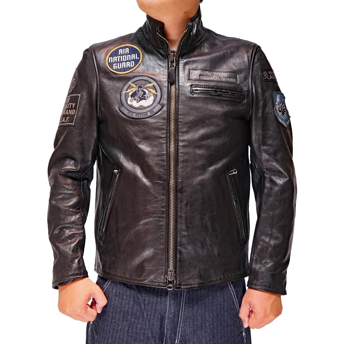 AVIREX アヴィレックス アビレックス レザー シープ ジャケット