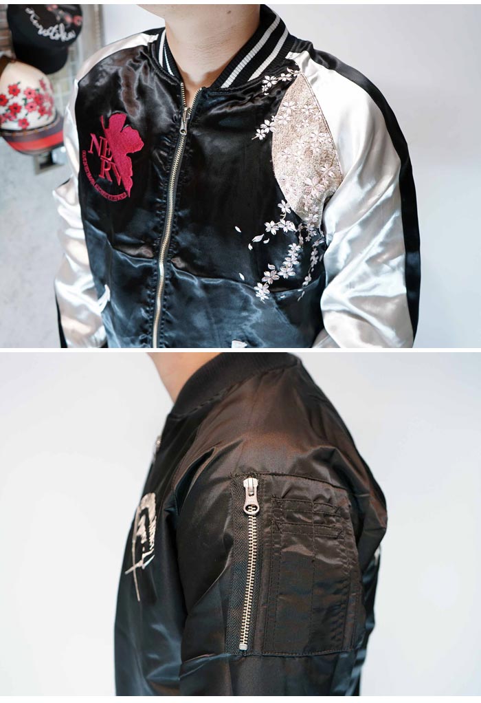 エヴァンゲリオン Evangelion 錦コラボ 和柄 スカジャン 綾波 レイ