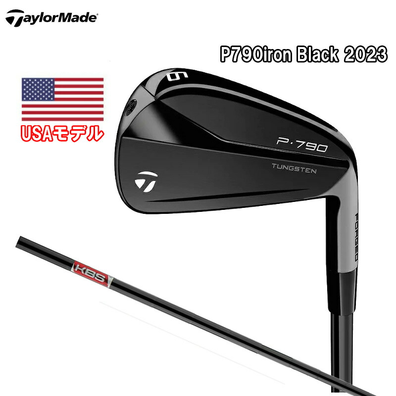 TaylorMade（テーラーメイド） 2023年 P790 BLACK アイアン (4-P)7本