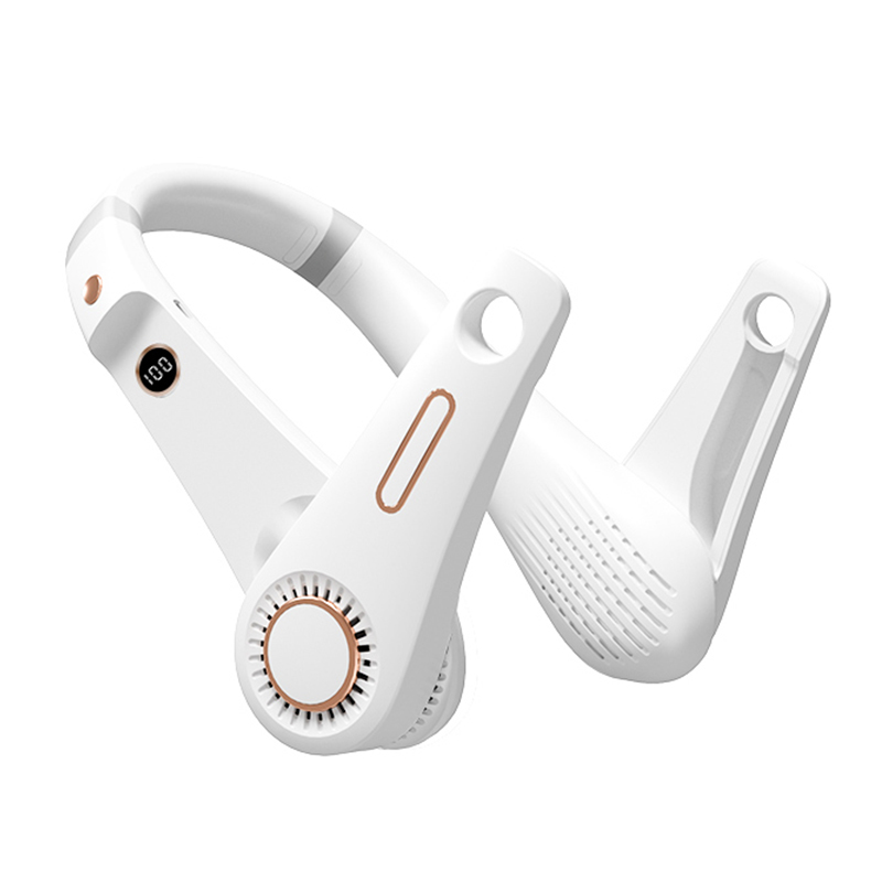 明誠 ネックファン 首掛け扇風機 羽根なし ブレードレス ウェアラブル