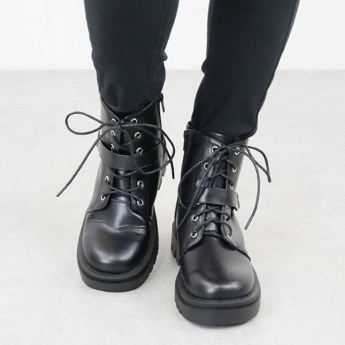 LibertyDoll（リバティードール） レースアップ ショートブーツ 5cm