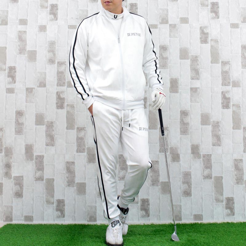ゴルフ セットアップ メンズ 上下セット ゴルフウェア 総柄 ロゴ