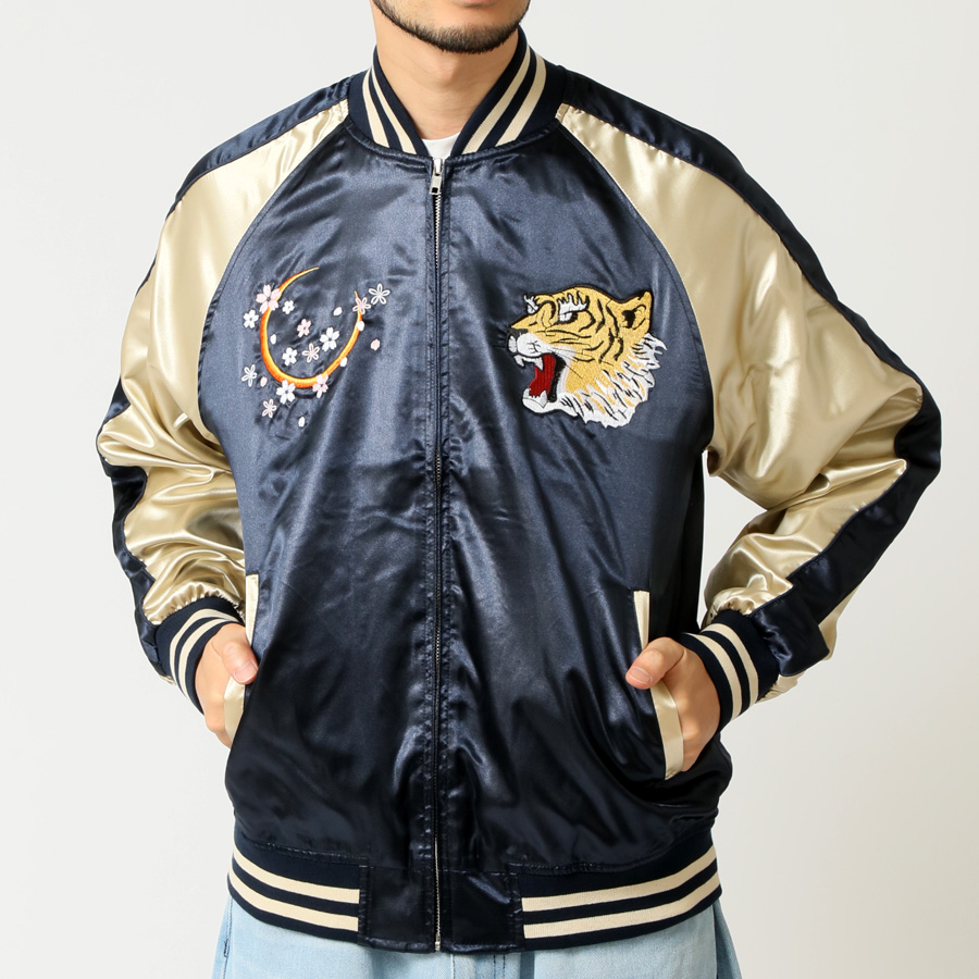 スカジャン 龍（色：ブルー系）のおすすめ人気商品一覧 通販 - Yahoo