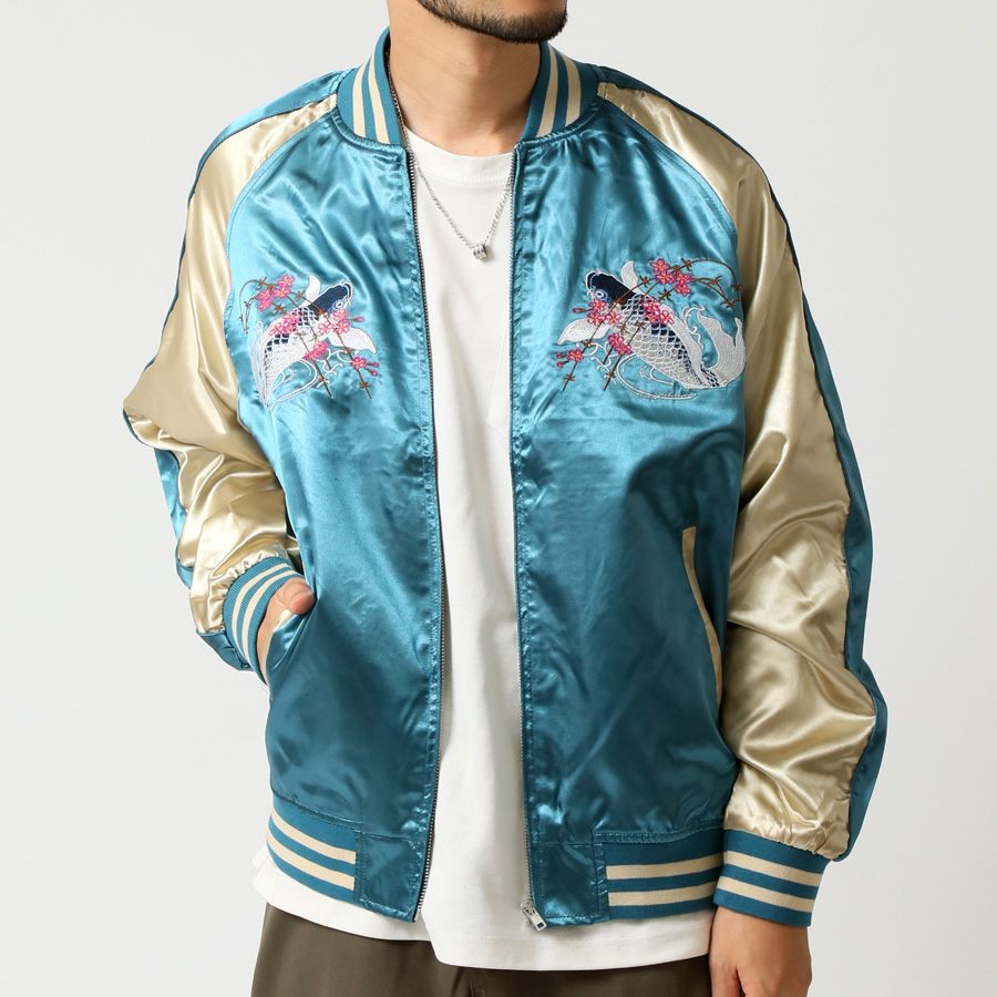 スカジャン 龍（色：グリーン系）のおすすめ人気商品一覧 通販 - Yahoo