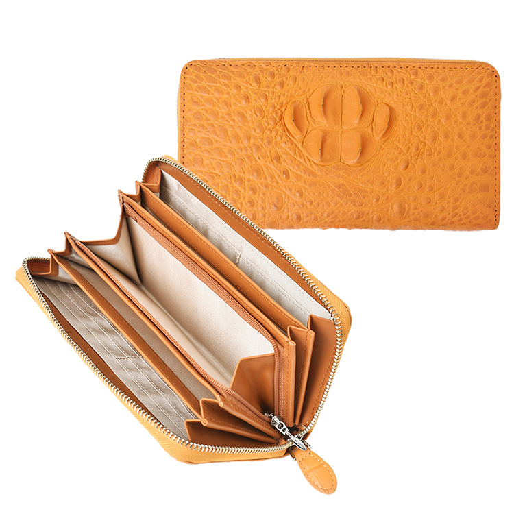 MGSABLE クロコダイル 長財布 メンズ 本革 クラウンマーク 財布