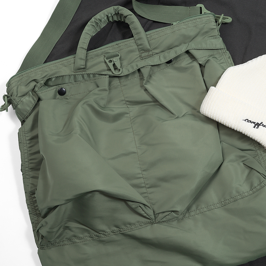 ヘルメットバッグ ミリタリー 米軍 タイプ レプリカ 2way ショルダー