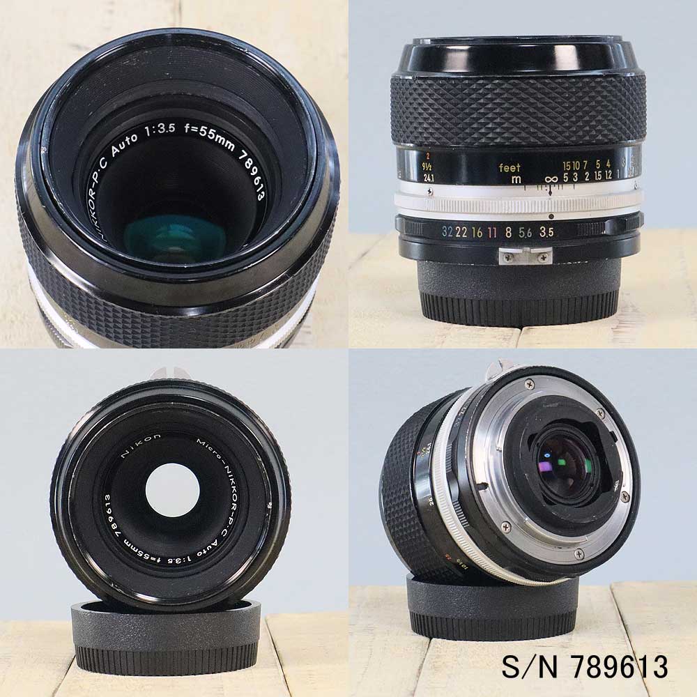 保証付 】【中古】 オールドレンズ Nikon Micro-NIKKOR-P Auto 55mm F3