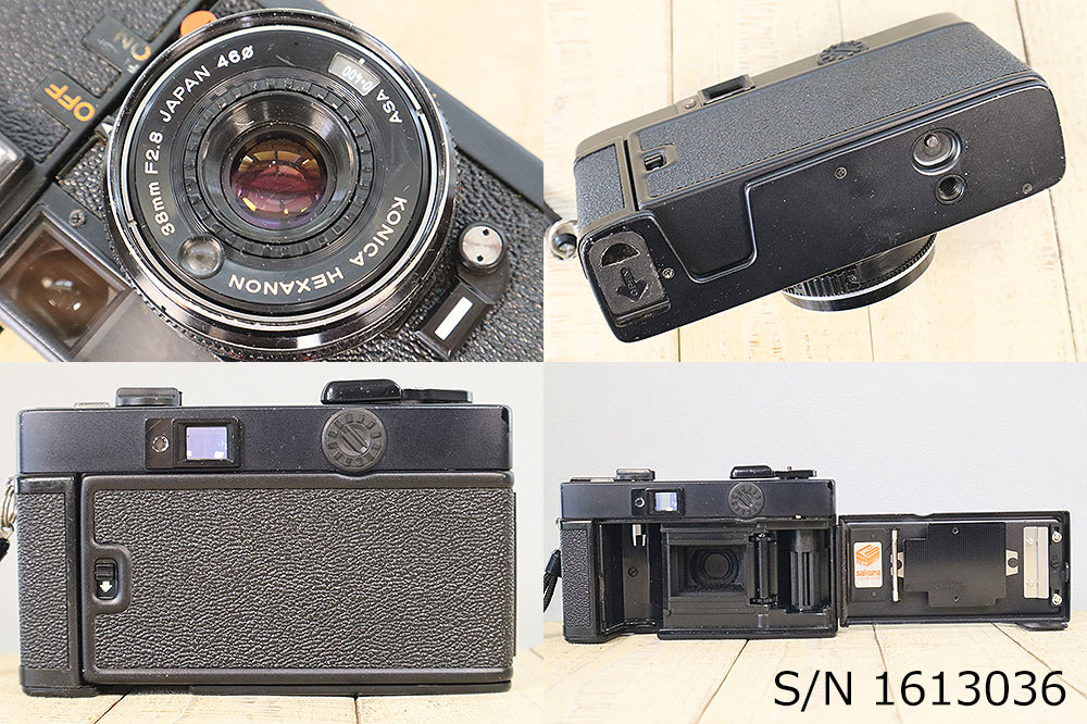 中古】【保証付 】 コニカ KONICA C35 EF S/N 1613036（ケース