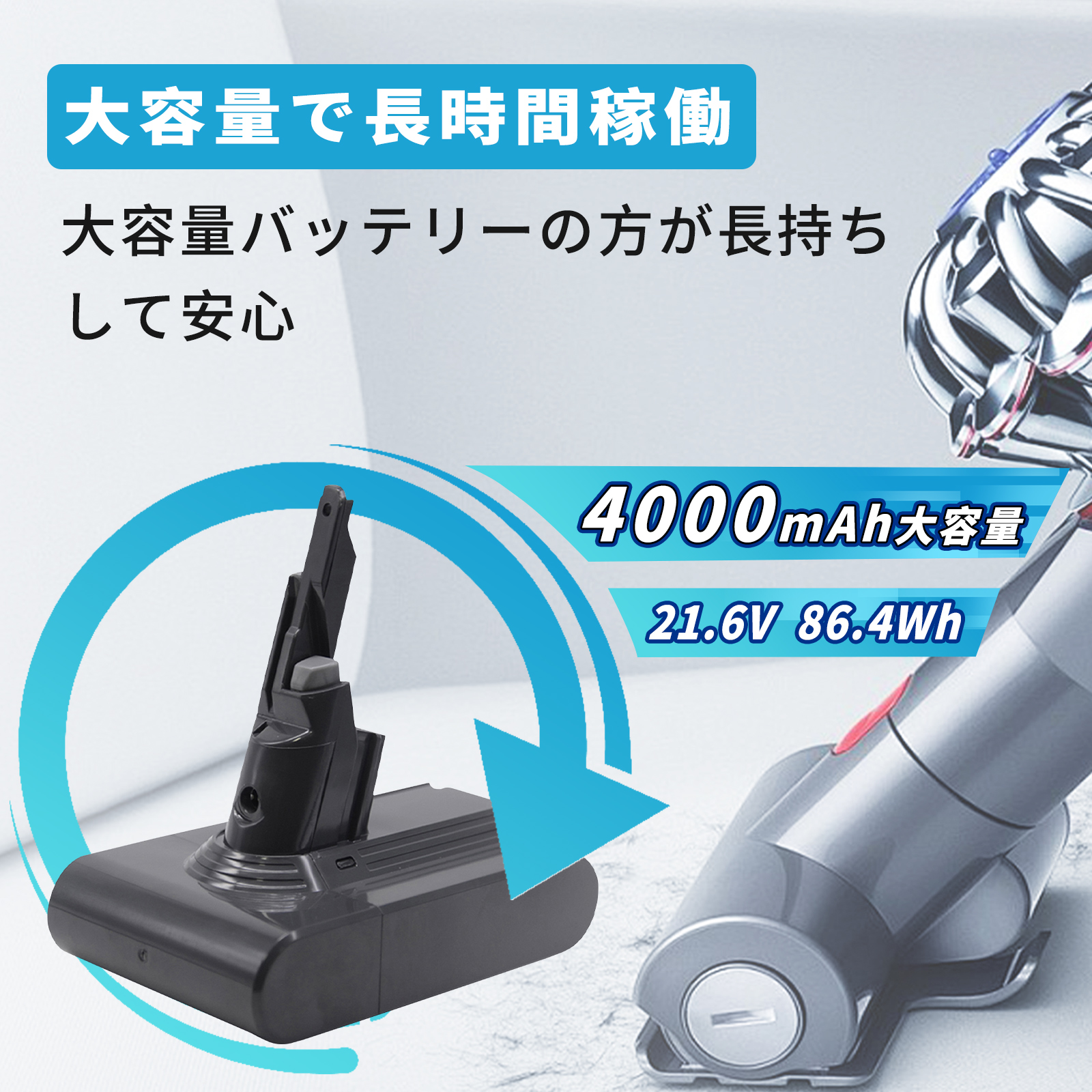 v7 ダイソン dyson sv11 交換 バッテリー Dyson V7 Motorhead 対応