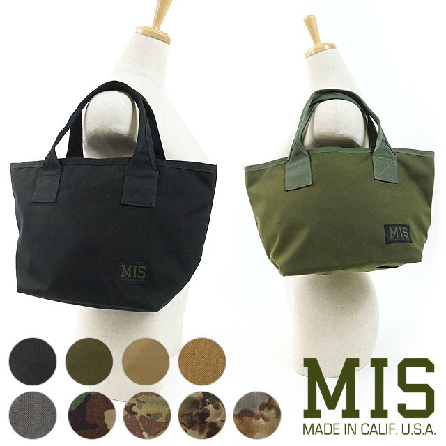 MIS（エムアイエス） ミニ トートバッグ MINI TOTE BAGミリタリー MIS