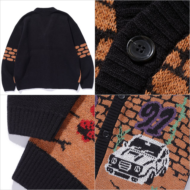 XLARGE（エクストラ ラージ） ボーイ ニットカーディガン 101244015007