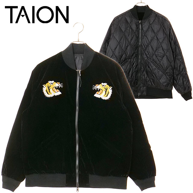 TAION（タイオン） リバーシブル“SKAJAN”ダウンジャケット TAION