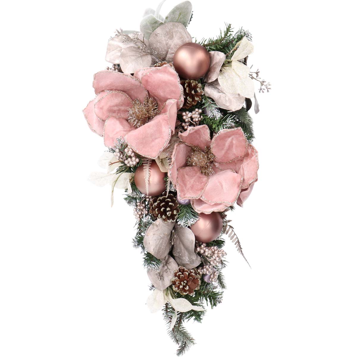 スワッグ クリスマス リース Christmas Xmas Swag Wreath マグノリア