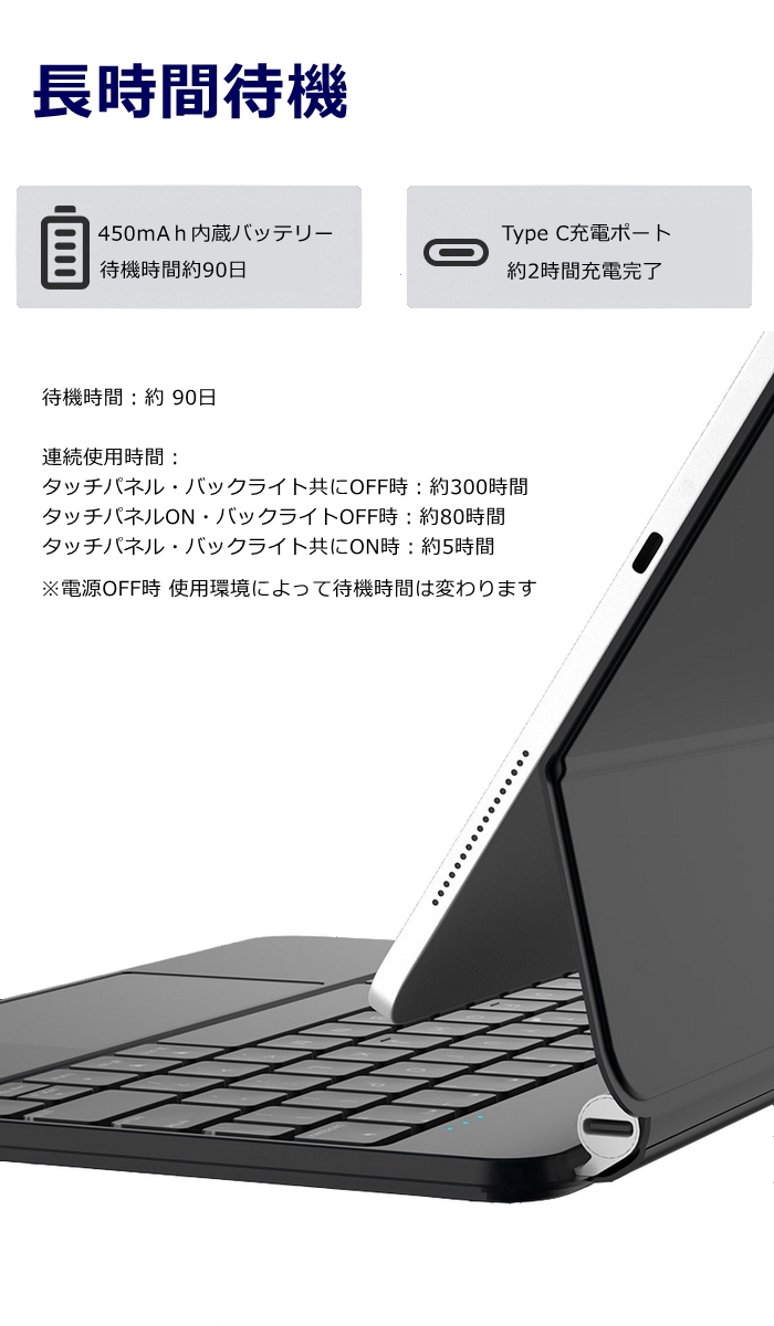 iPad マジックキーボードケース Pro12.9インチ 第6/5/4/3代 Air 第5/4