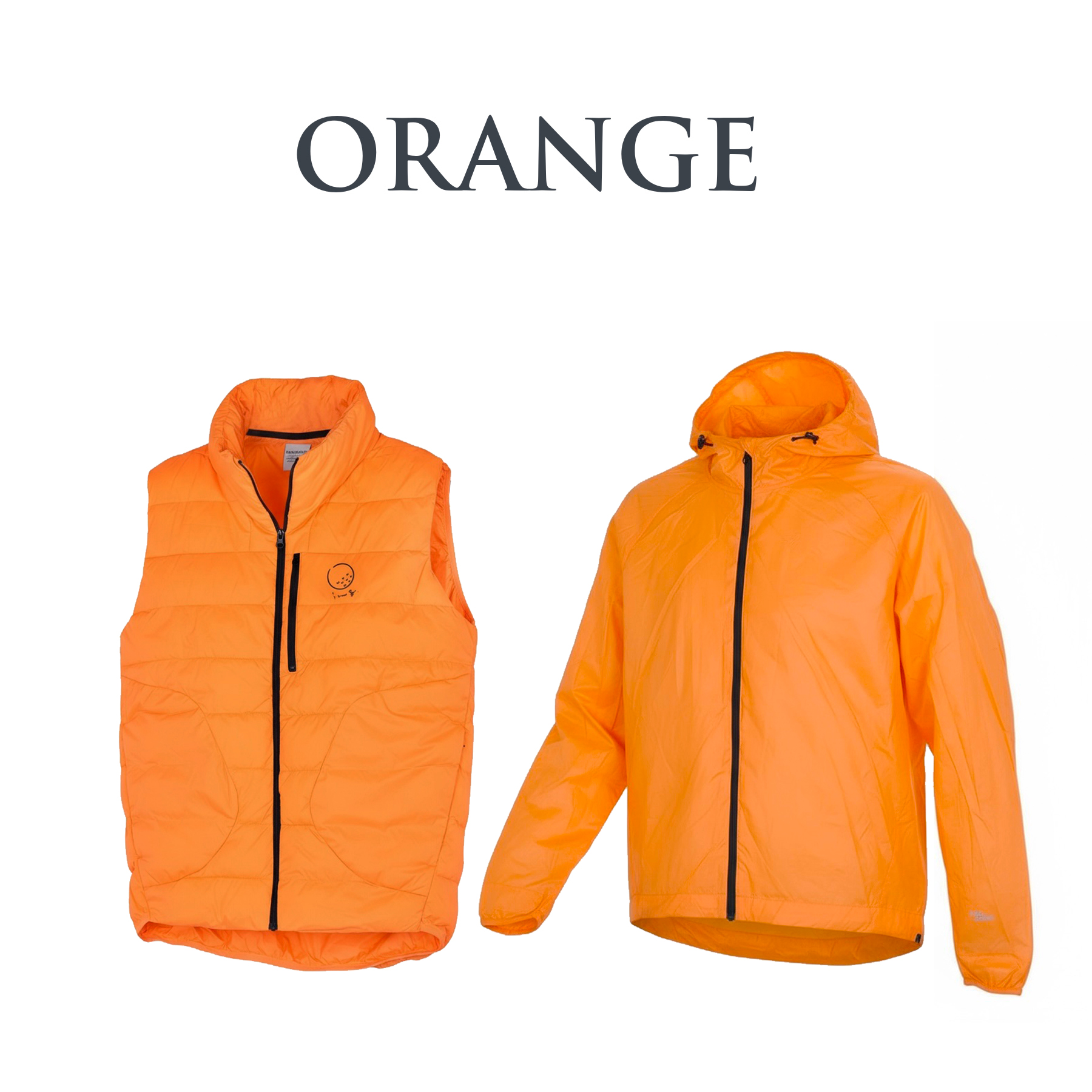 ゴルフ ダウンベスト ゴルフウエア 中綿 ウインドシェル付き 2点セット