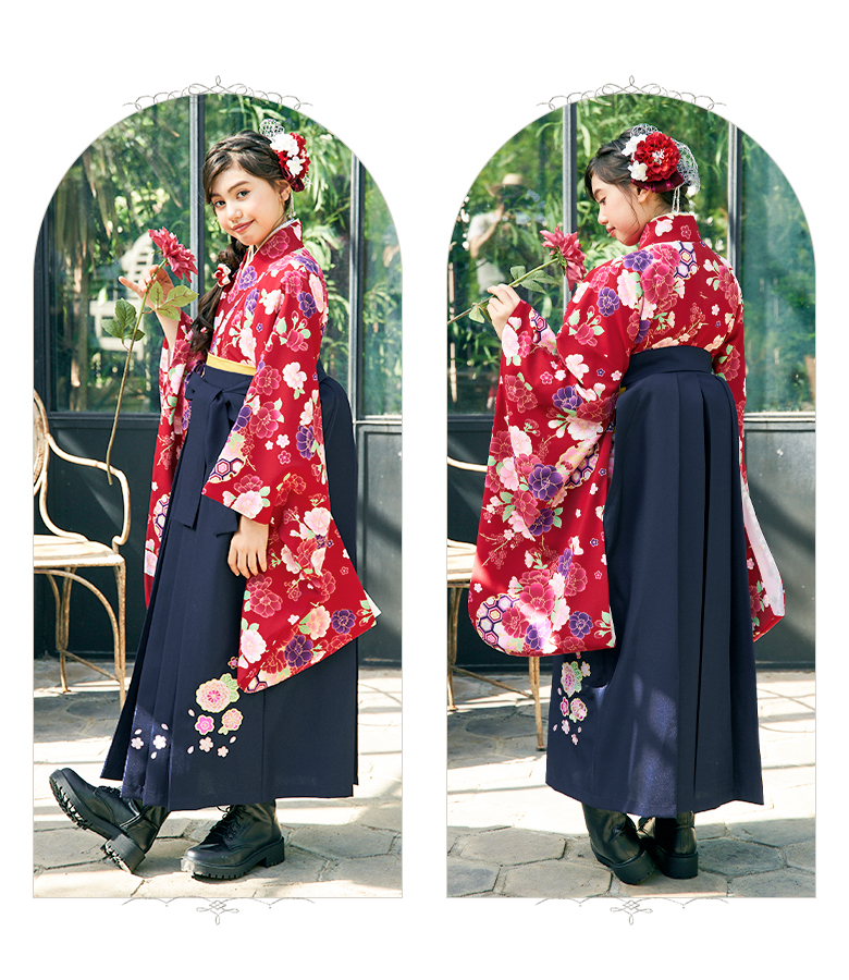 arisana（アリサナ） 袴セット 袴 小学校卒業式 小学生 卒業式 「簡単