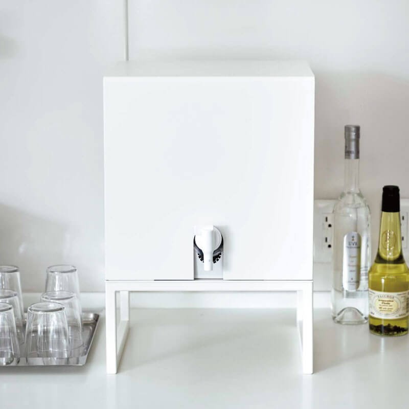 tower ウォーターサーバースタンド 容器ごと 卓上 キッチン収納