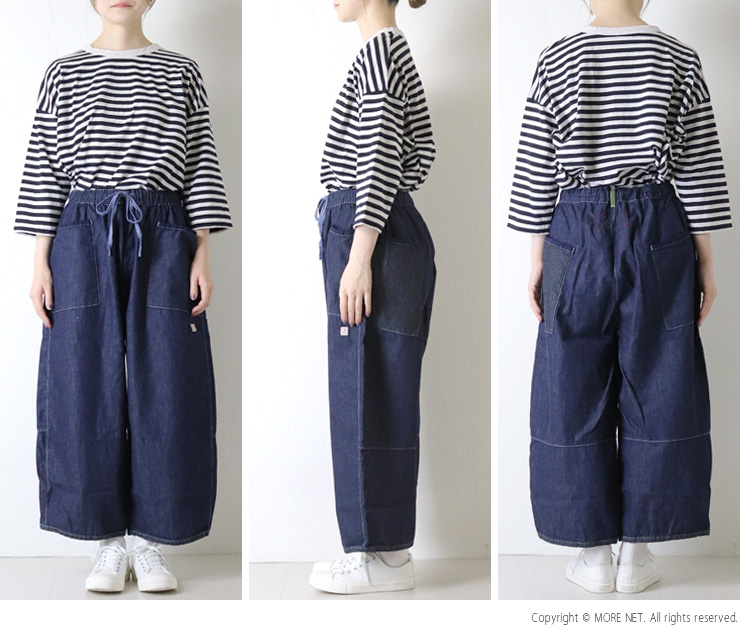 快晴堂 かいせいどう ライトオンスデニム6オンス 斜めポケット・New