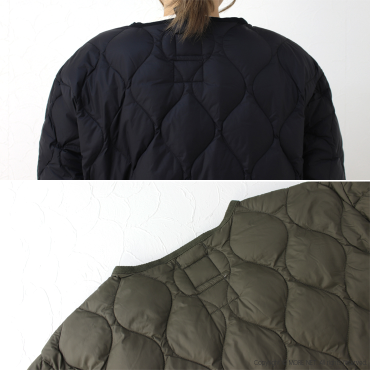 TAION（タイオン） ミリタリーオーバーサイズクルーネックダウンコート