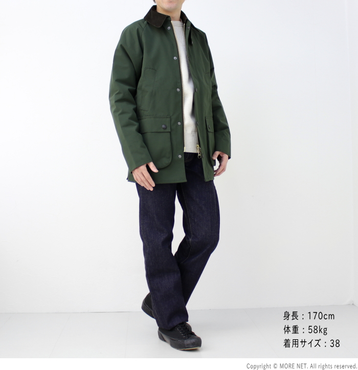 Barbour（バブアー） ノンワックス BEDALE SL 2LAYER ビデイルSL 2