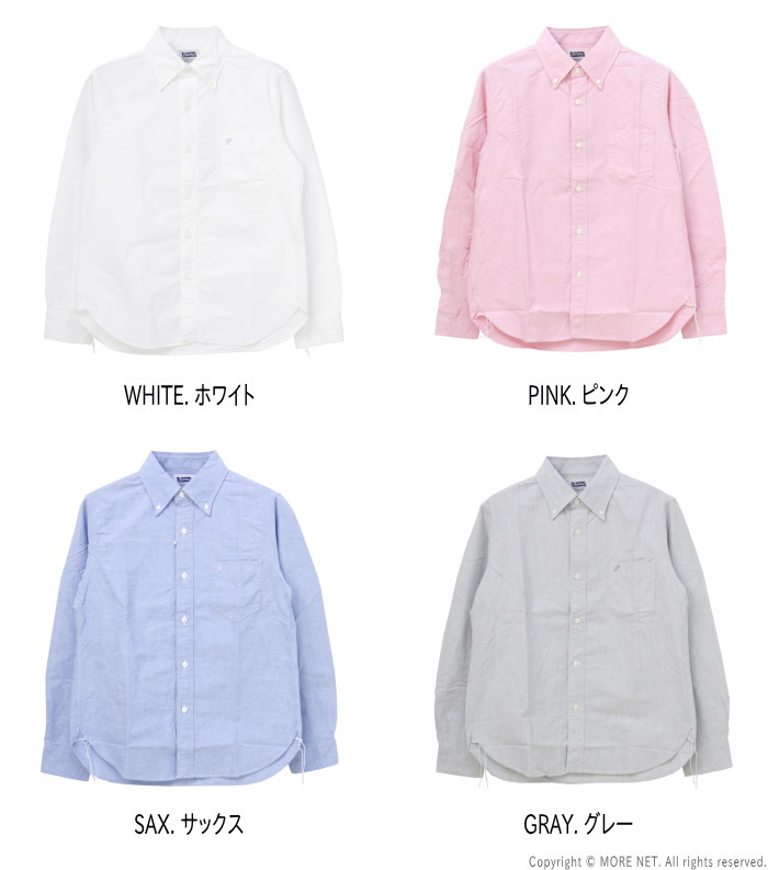 Pherrow's（フェローズ） オックスフォードボタンダウンシャツ PBD1